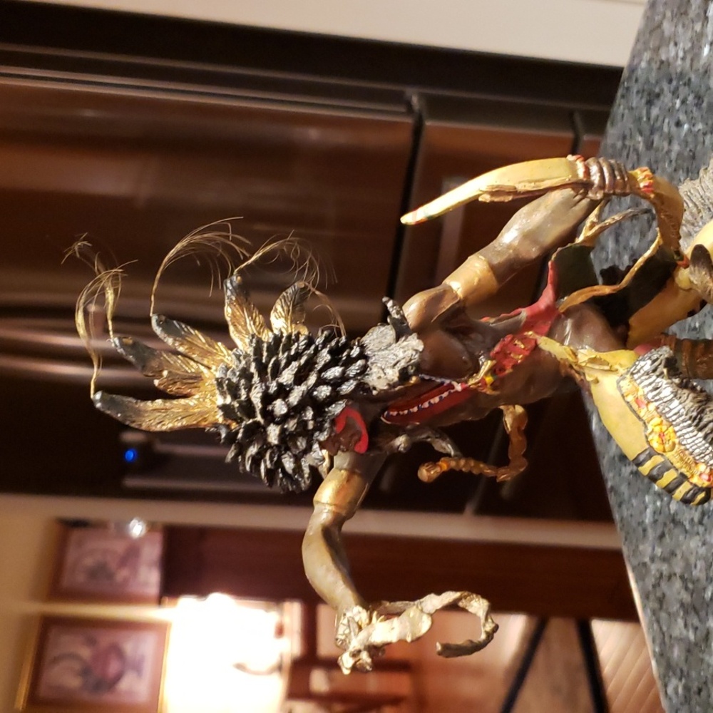 INDIAN THE SPIRIT OF THE RAVEN.. AMERICA INDIAN DANCE ART - Picture 13 of 17